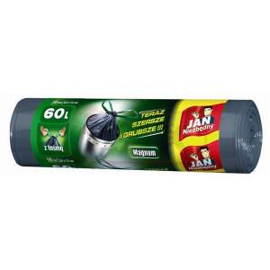 Worki na śmieci MAGNUM z taśmą 60l a'10 JAN NIEZBĘDNY