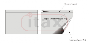 Koperta kurierska samoprzylepna DL a'50 szt.
