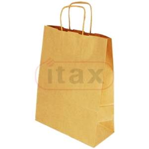 Torebka papierowa brązowa 50x18x39 z uchwytem