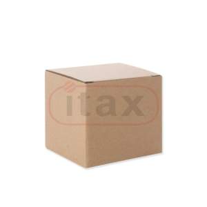 Karton fasonowy 100x100x100mm  3-warstwowy brązowy (na kubek)