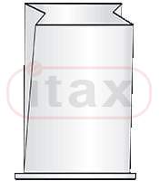 Worki papierowe 3-warstwowe 50x110x10 szyte