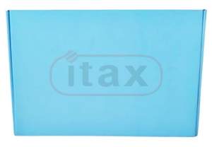 Pudełko ozdobne niebieskie 400x300x70mm fasonowe