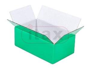 Pudełko ozdobne ZIELONE 200x120x80mm karton klapowy 3w