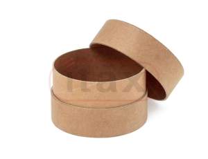 Pudełko tubowe okrągłe brązowe 78x2x50mm  z wieczkiem