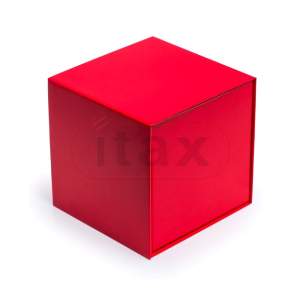 Pudełko ozdobne magnetyczne CZERWONE 150x150x150 mm