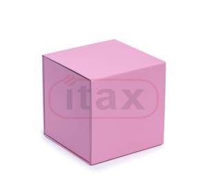 Pudełko ozdobne magnetyczne RÓŻOWE 150x150x150mm