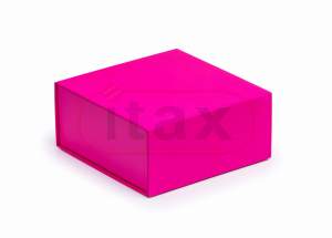 Pudełko ozdobne magnetyczne FUKSJA 200x200x90mm