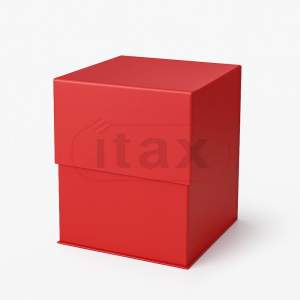 Pudełko ozdobne magnetyczne CZERWONE 235x235x235mm