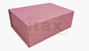 Pudełko ozdobne magnetyczne RÓŻOWE 250x180x70mm
