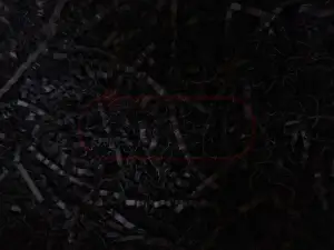 Wypełniacz ozdobny papierowy czarny 200g