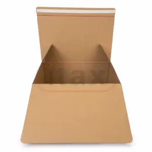 Karton fasonowy 630x370x370mm  5-warstwowy brązowy z paskiem klejącym samoprzylepnym Paczkomatu INPOST Gab. C