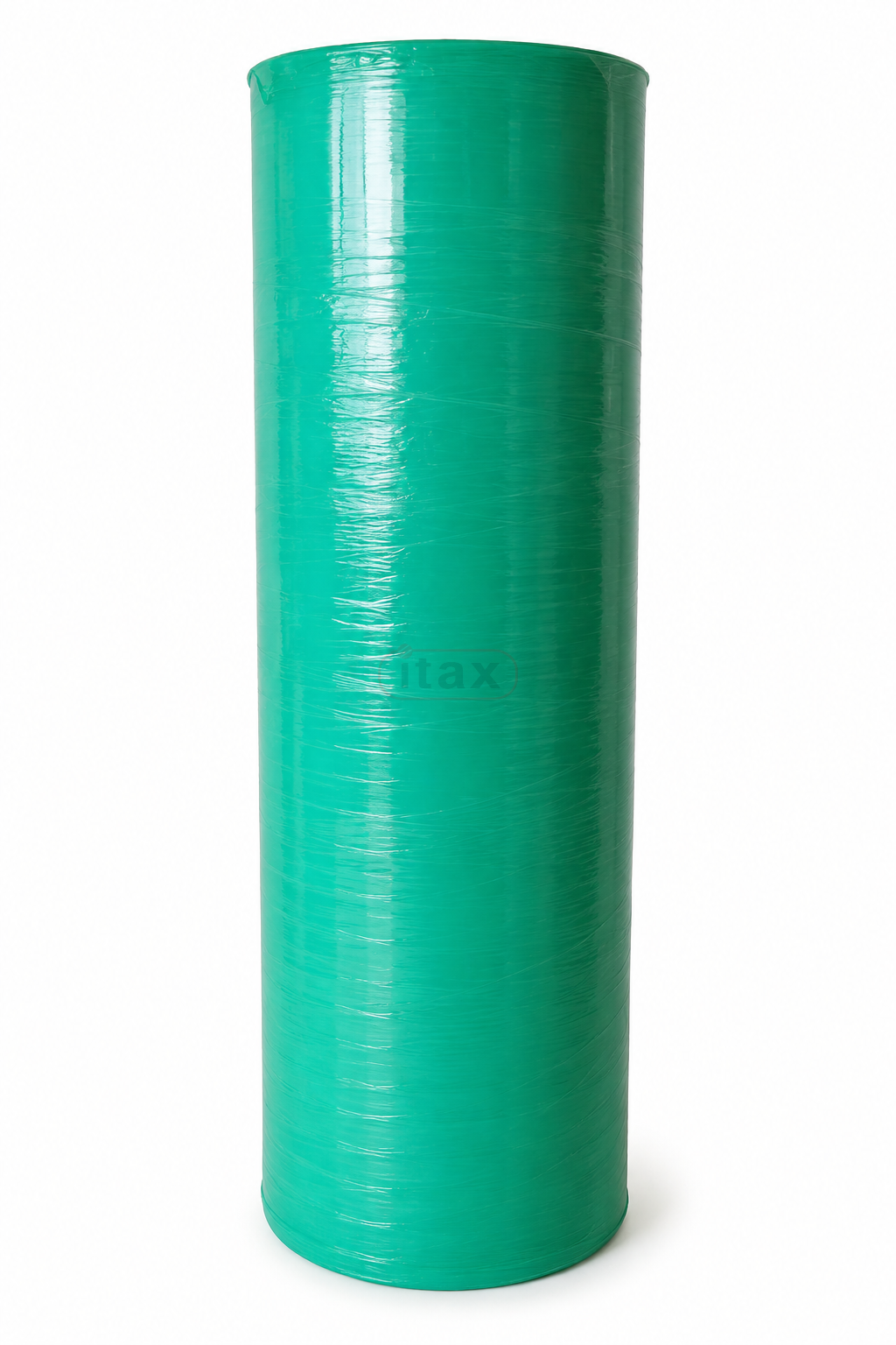 Zielona folia stretch 25 cm / 1 kg  Do zabezpieczania paczek i palet  ITAX