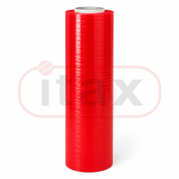 Czerwona folia stretch 50 cm / 2 kg Profesjonalna folia do owijania palet – ITAX