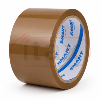 Taśma klejąca SOLVENT przezroczysta 75 mm × 66 m SMART Do pakowania kartonów
