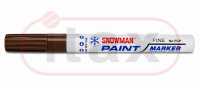 Marker olejowy SNOWMAN brązowy wodoodporny 1–1,5 mm