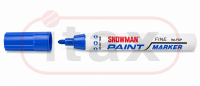 Marker olejowy SNOWMAN niebieski wodoodporny 1–1,5 mm