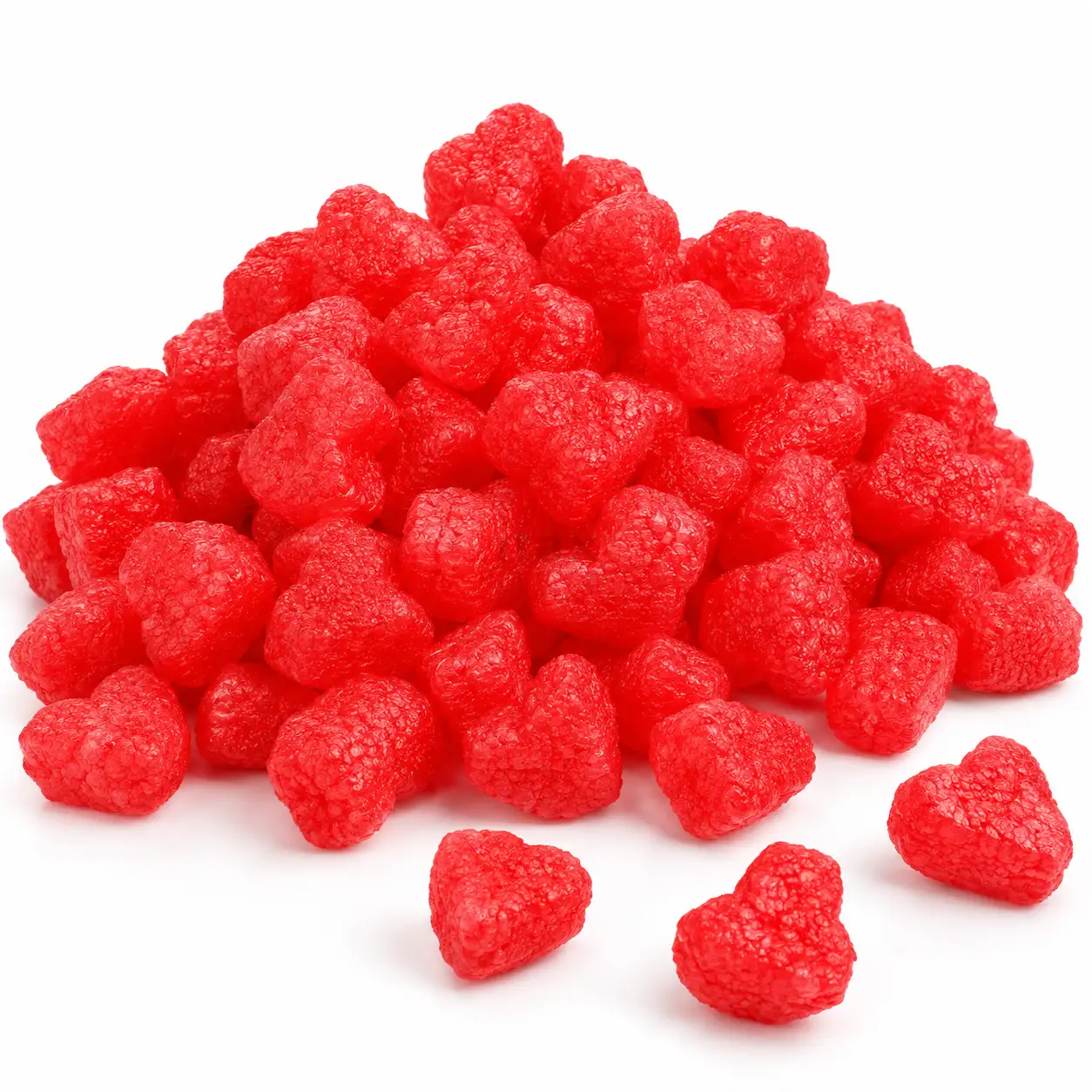 Skropak Fuksja serduszka 100 g – biodegradowalny wypełniacz do paczek.png