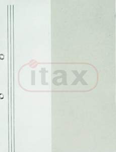 Skoroszyt tekturowy 1/2 biały A4 oczkowy