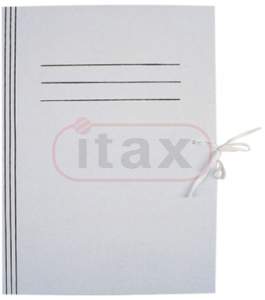 Teczka tekturowa wiązana A4 biała