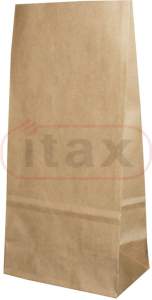 Torebki papierowe klockowe PN7 120x95x325 a'100 brązowe