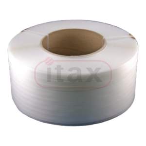 Taśma spinająca 12x08x2000 polipropylenowa biała