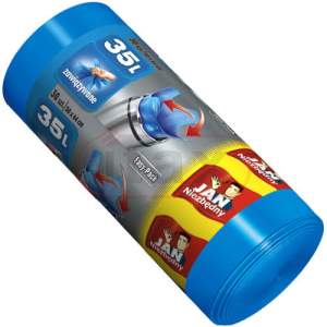 Worki na śmieci Easy Pack niebieskie 35l a'30 JAN NIEZBĘDNY 15mic.