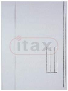 Teczka tekturowa z gumką A4 biała